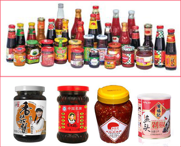 全自動辣椒醬灌裝機(jī)灌裝樣品